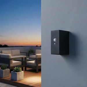 Lámpara de Pared de Aluminio LED con Energía Solar, Sensor de Movimiento, Regulable, Impermeable, 90 Lm, 2W, para Exteriores, Patio, <span class=keywords><strong>Hotel</strong></span>, Terraza - Product Image 1