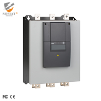Sosiat AC Soft Starter SHR3D370-400 dengan RS485 dan Output Analog 4-20mA Opsi Ganda 370A 400V 200KW IP20