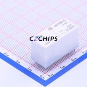 HF115F-S/12-HSF Power Relay DIP,12.7x29mm Relay 12V 1 Normally Open: 1A (SPST-Normally Open)::: 6 16A-250VAC - Product Image 1