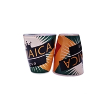 Jamaika Touristen-Souvenirs Zivilisation Schnapsglas Tequila Perfektes Strand-Design Schnapsglas für Strand-Souvenirs