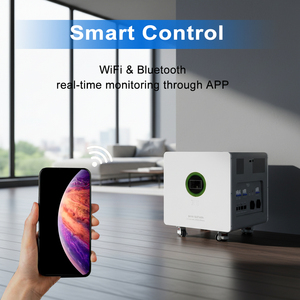 แบตเตอรี่ Lifepo4 16 กิโลวัตต์ชั่วโมง ระบบกักเก็บพลังงานแบบเชื่อมต่อ AC 51.2 โวลต์ 314 แอมป์ชั่วโมง พร้อมระบบ MPPT ในตัว ระบบไฮบริดออลอินวัน ความจุสูง รองรับ CAN - Product Image 5