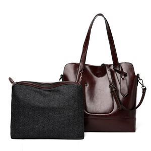 Hermosos bolsos de las señoras bolsas de gran tamaño bolso de las mujeres del cuero genuino - Product Image 3