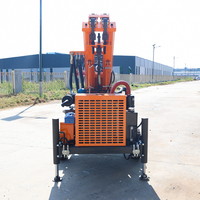 Machine de forage de puits d'eau à moteur hydraulique à faible consommation, haute efficacité, type roue, 200M, prix compétitif