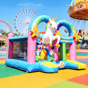 Château gonflable avec toboggan Maison de <span class=keywords><strong>rebond</strong></span> commerciale Gonflables Maison de fête gonflable Château sautant pour enfants en plein air - Product Image 1