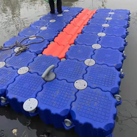 Vente en gros HDPE plastique et anti-uv ponton flotteurs et quai de bateau flottant pour passerelle et quai de jet ski