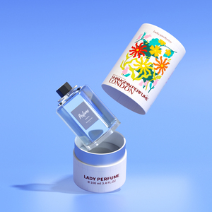 Cilindro De Muestra De Perfume De Etiqueta Privada Tubo De Papel Patrón Personalizado Botellas De Perfume De 100mL Tubo De Embalaje De Perfume - Product Image 3