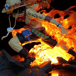 Productos más vendidos 2024 venta al por mayor OEM Pvc vinilo pu costom juguetes luffy decoración manga <span class=keywords><strong>figura</strong></span> Anime <span class=keywords><strong>figura</strong></span> de acción <span class=keywords><strong>Ace</strong></span> - Product Image 2