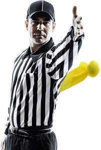 Árbitro de fútbol Banderas de penalización Banderas de desafío Bandera de árbitro de fútbol para accesorio de fiesta - Product Image 2