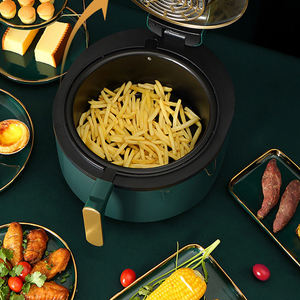 <span class=keywords><strong>Freidora</strong></span> de <span class=keywords><strong>Aire</strong></span> Visible Mecánica de <span class=keywords><strong>6</strong></span> <span class=keywords><strong>Litros</strong></span>, de Gran Capacidad, Diseño Retro Verde, para Restaurante - Product Image 3