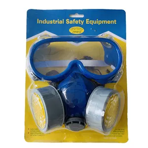 Masque de sécurité pour travail industriel à bas prix demi-masque à gaz réutilisable réglable pour l'agriculture