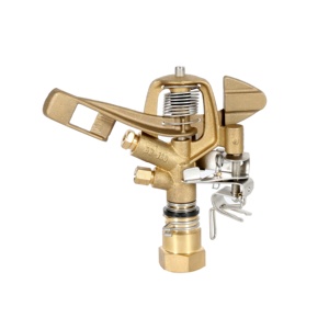 Arroseur <span class=keywords><strong>agricole</strong></span> 3/4, partie de l'irrigation par aspersion, arroseur circulaire en laiton, arroseur à impulsion en laiton - Product Image 4