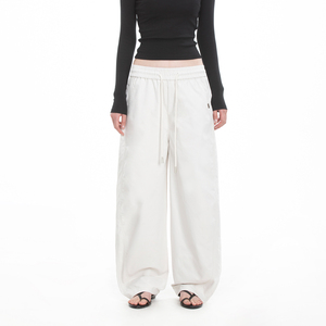 <span class=keywords><strong>Pantaloni</strong></span> Sportivi Estivi da <span class=keywords><strong>Donna</strong></span> Personalizzati, Traspiranti, ad Asciugatura Rapida, <span class=keywords><strong>con</strong></span> <span class=keywords><strong>Vita</strong></span> Elastica <span class=keywords><strong>in</strong></span> PU, Gamba Larga, per Palestra e Fitness - Product Image 1