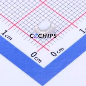 YTSA016A0251801B Tactile Switch SMD Switch Single Pole Single Throw Oval Button 1.8N Vertical Mount - Product Image 1