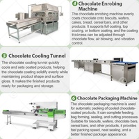 Machine à enrober le chocolat de qualité alimentaire en acier inoxydable pour dragées, noix, lignes verticales, moules à fondre, et enrobage de cacao pour bretzels