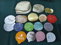 Joints d'étanchéité personnalisés en aluminium découpé à l'induction de qualité alimentaire pour bouchons de bouteilles PET/PE/PP avec impression de logo