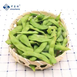 Sinocharm BRC A IQF Frozen Vegetable Factory Price Bulk 10kg Soya Beans Frozen Soybeans Salted from China