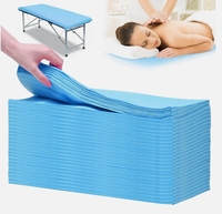 Housses de table de massage jetables non tissées, inodores, silencieuses, respectueuses de la peau, idéales pour les spas et salons de beauté