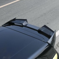 Aileron arrière en fibre de carbone noire en matériau ABS nouvellement amélioré, aile arrière, adapté aux accessoires BYD Seagull