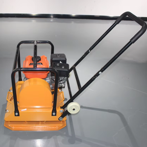Compactadora de Placas Vibratorias XINOUDI C120 con Motor de Gasolina Honda, 85 kg, Diseño Compacto Amarillo - Product Image 2