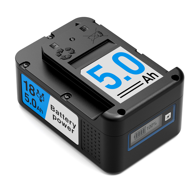 Karchet 18/50 18V 5Ah Black Battery Pack Extremely Robust Lithium-Ion Real-Time Display Excellent Temperature Management Stock