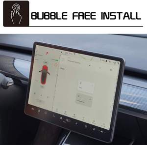 ฟิล์มกันรอยกระจกนิรภัยแบบด้านสำหรับหน้าจอระบบนำทาง GPS ขนาด 15 นิ้ว ป้องกันแสงสะท้อนและรอยนิ้วมือ สำหรับรถยนต์ Tesla 3 - Product Image 4