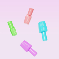 Lot de flacons en verre personnalisés pour vernis à ongles UV, 4, 8, 12, 15 ml, vides, pour gel de construction, avec pinceau – Vente en gros