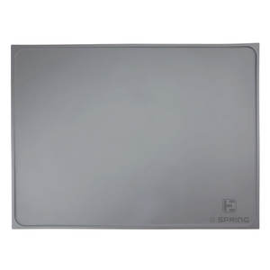 سجادة طعام للحيوانات الأليفة من السيليكون الآمن غذائيًا، بلون واحد، غير قابلة للانزلاق، سهلة التنظيف، مقاومة للماء، مناسبة لأوعية الكلاب والقطط، مع إمكانية إضافة شعار مخصص. - Product Image 4