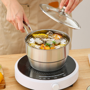 [Meilleures ventes] Ensemble de <span class=keywords><strong>casserole</strong></span> et de cuiseur vapeur 2-en-1 en acier inoxydable avec couvercle en verre pour cuisines modernes - Product Image 6