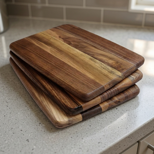 Planche à découper rectangulaire en bois d'acacia réutilisable, épaisseur 1,5 cm, durable, portable, pour la cuisine, boîte à amuse-gueules, charcuterie - Product Image 3