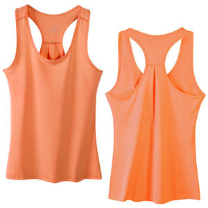 Chaleco sin mangas con espalda cruzada para mujer, top deportivo de secado rápido para deportes al aire libre, para entrenamiento físico y correr - Product Image 3