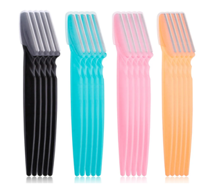 Stainless Steel Slanted Blade Eyebrow Trimmer Blade <strong>Shaver</strong> Portable <strong>Face</strong> Razor Epilation Hair Removal Cutters Safety Razor <strong>Woman</strong> - Product Image 2
