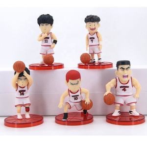 TY2822 Japón Anime película <span class=keywords><strong>Slamdunk</strong></span> modelo Anime figura niños regalos caja colección juguetes tres generaciones (5 unids/set) sin caja - Product Image 1