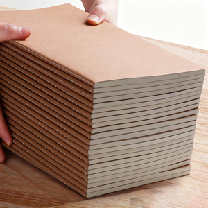 Wholesale <strong>Thick</strong> Kraft <strong>Notebooks</strong> with Customized Logo High Quality Thread Sewing 40 Sheets A4/A5/B5 Promotional Use - Product Image 1