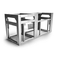 Soporte Estructural de Chapa Metálica Grande, Soldado en Aluminio/Acero, Personalizado para Soporte, con Fabricación con Recubrimiento en Polvo