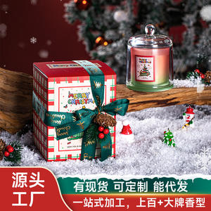 Bougie parfumée à la cire de soja, parfum fruits frais, édition limitée été, décoration d'intérieur, cadeau, forme estivale avec couvercle en verre - Product Image 2