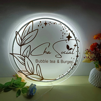 Nouveau Acrylique Miroir Or Logo Personnalisé Salon Entreprise Logo Mur Logo 3D Signe