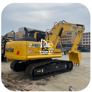 Excavadora Hidráulica Usada Komatsu PC200 de 20 Toneladas, Bien Mantenida, para Movimiento de Tierras, Máquina de Segunda Mano, PC130 PC350 PC220 - Product Image 1