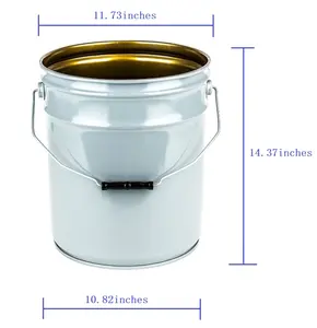 High Quality Factory Price Conical Galvanized Oil Bucket Steel Barrels Drums For Paint