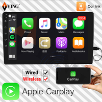 Radio para Auto IYING Android con 6+128G, Navegación GPS, DSP, Pantalla Táctil, WiFi Integrado, CarPlay y Cámara de Reversa para Instalación en el Tablero