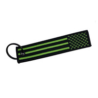 Porte-clés mousqueton personnalisé double face avec broderie, logo personnalisé, moto, classique, impression en relief, écologique