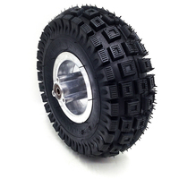 Roue avant ou arrière 3.00-4 avec moyeu et chambre à air pour scooter électrique, mini quad, quad, vélo électrique ou à essence pour enfants