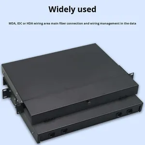 Được trang bị đầy đủ 1U cấp Viễn Thông ODF mới 12-Port 12-core SC sợi quang phân phối khung Pull-out Flip-Top đóng miễn phí FTTH - Product Image 4