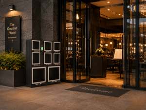 Armario Inteligente para Mascotas 2026 con Monitoreo por Aplicación, Gabinete de Almacenamiento Ventilado de 8 Puertas para Autoservicio en Restaurantes y Lugares Públicos - Product Image 1