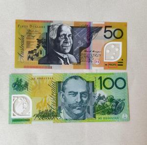 Úc 50 100 đô la trong suốt nhựa Matte màu Prop Lưu ý thực tế hiệu quả cho bộ phim phim Quà Tặng - Product Image 6