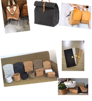 Tout Emballage Papier Kraft Lavable Tissu Non Tearable Papier Lavable Papier Kraft Lavé Coudre Reliure Livre de Notes 1.4m * 0.23mm