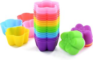 Nonstick Easy Clean <b>Silicone</b> Pastry Muffin Molds Cupcake Liners <b>Baking</b> Cups - Product Image 5