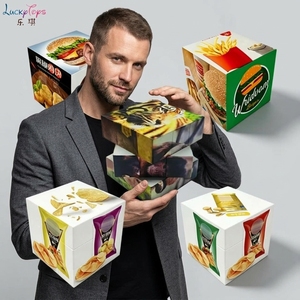 Cube magique publicitaire OEM personnalisé avec logo, impression UV <span class=keywords><strong>3</strong></span>,<span class=keywords><strong>5</strong></span> cm x <span class=keywords><strong>5</strong></span>,6 cm, 3x3 - Product Image 4