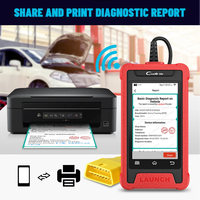 Herramienta de Diagnóstico OBD2 LAUNCH X431 Creader Elite CRE205, Escáner de Diagnóstico del Sistema ABS SRS, 5 Servicios de Reinicio, Actualización Gratuita de por Vida