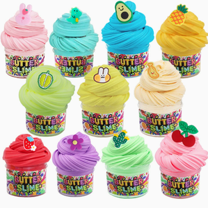 Set de Slime de Arcilla de Mantequilla de 12 Colores al por Mayor, Slime de Algodón, Pegamento Esponjoso, Arcilla de Colores Transfronteriza, Pegamento de Burbujas - Product Image 4