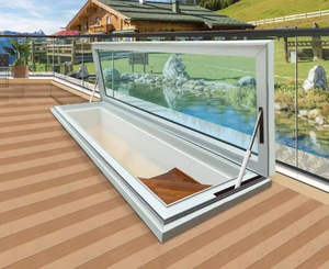 Ventana <span class=keywords><strong>de</strong></span> Techo Automática Eléctrica Personalizada, <span class=keywords><strong>de</strong></span> Aleación <span class=keywords><strong>de</strong></span> Aluminio, Impermeable e Insonorizada, con Control Remoto - Product Image 3